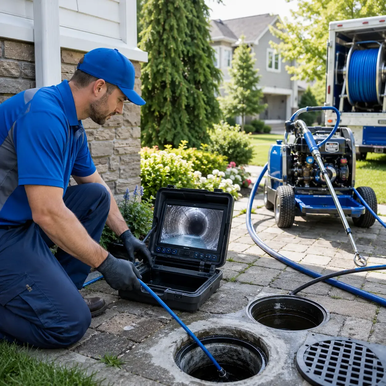 Outdoor drain cleaning professionals serving Bakersville, NC