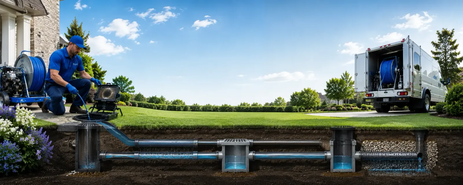 Outdoor drain cleaning information for Bakersville, NC